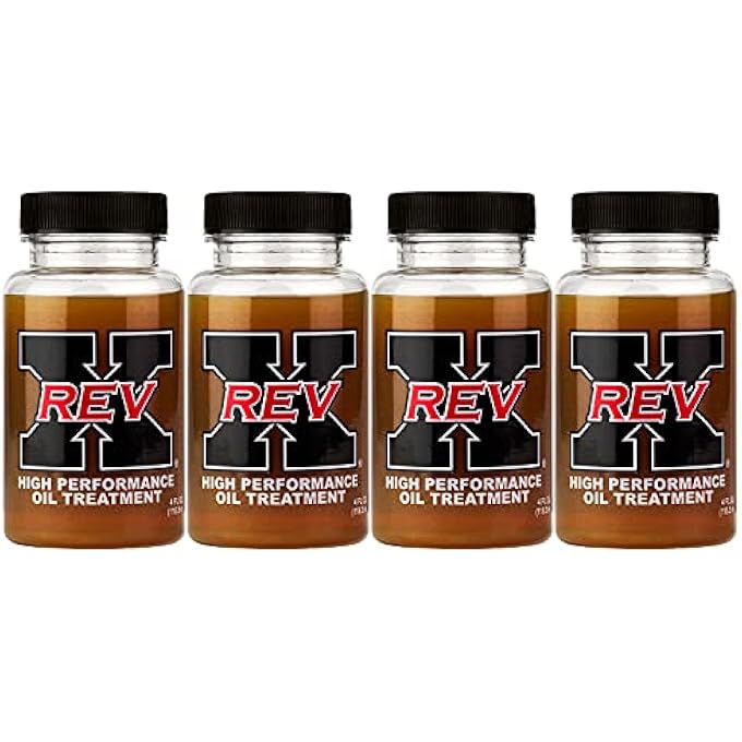REV X HIGH PERFORMANCE OIL ADDITIVE - 4 FL. OZ. (4 PACK) - Image 1